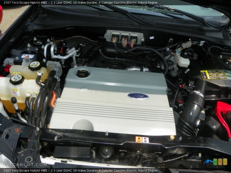 2.3 Liter DOHC 16-Valve Duratec 4 Cylinder Gasoline/Electric Hybrid Engine for the 2007 Ford Escape #52005567