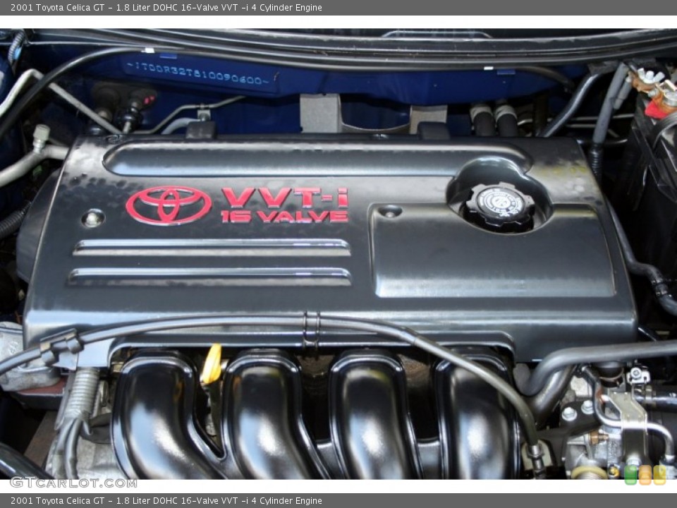 1.8 Liter DOHC 16-Valve VVT -i 4 Cylinder Engine for the 2001 Toyota Celica #52007460