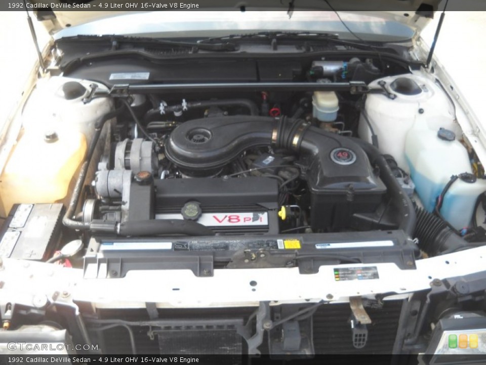 4.9 Liter OHV 16-Valve V8 Engine for the 1992 Cadillac DeVille #52012152