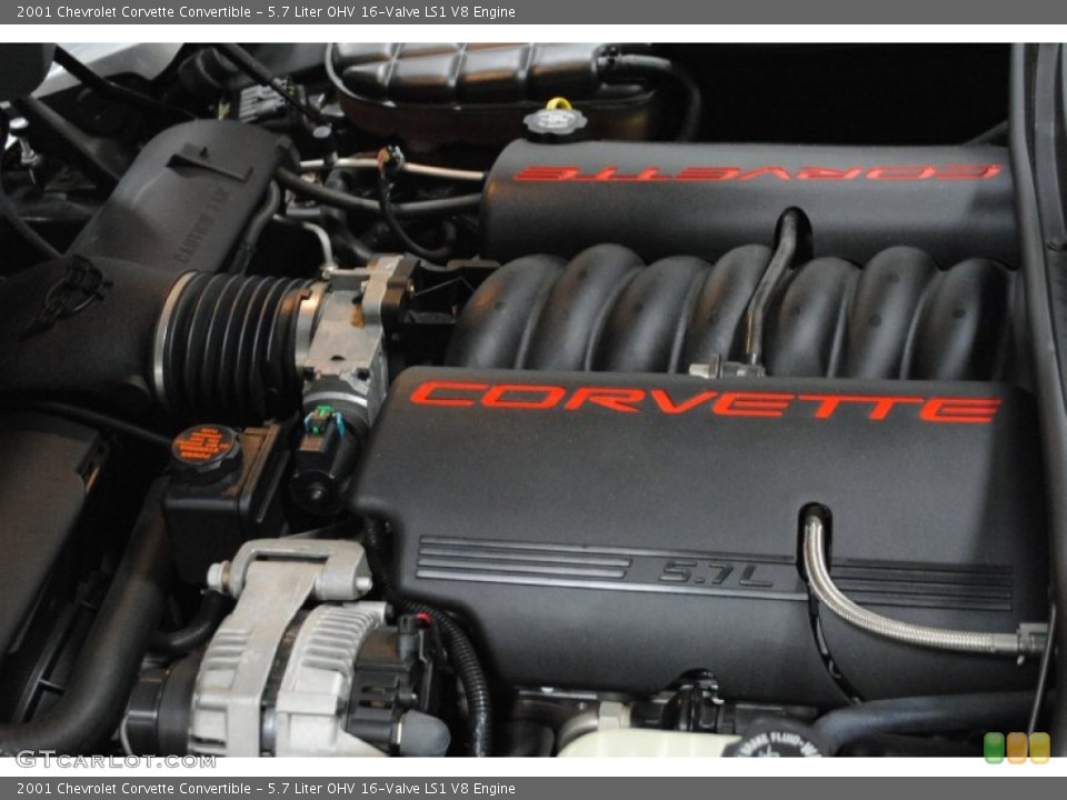 5.7 Liter OHV 16-Valve LS1 V8 Engine for the 2001 Chevrolet Corvette #52021854