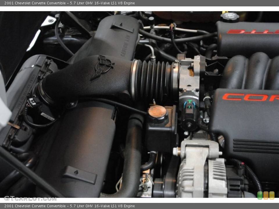 5.7 Liter OHV 16-Valve LS1 V8 Engine for the 2001 Chevrolet Corvette #52021869