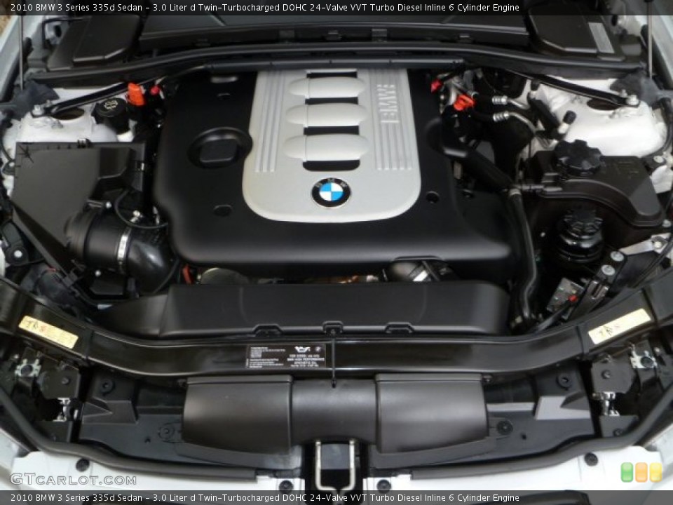 3.0 Liter d Twin-Turbocharged DOHC 24-Valve VVT Turbo Diesel Inline 6 Cylinder Engine for the 2010 BMW 3 Series #52026525