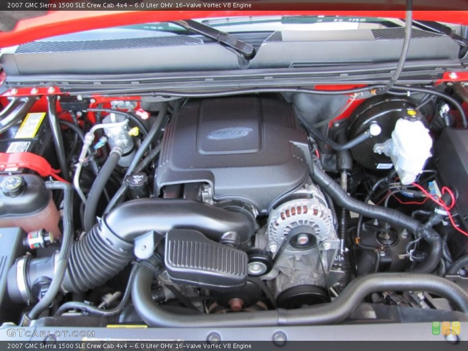 6.0 Liter OHV 16-Valve Vortec V8 Engine for the 2007 GMC Sierra 1500 #52038363