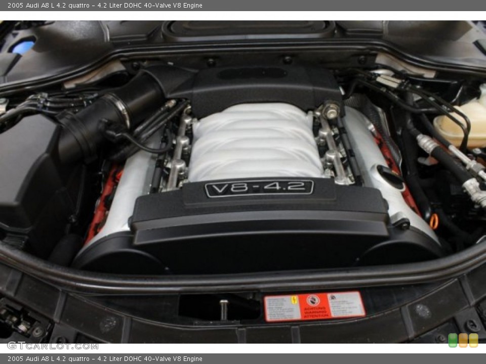 4.2 Liter DOHC 40-Valve V8 Engine for the 2005 Audi A8 #52043498