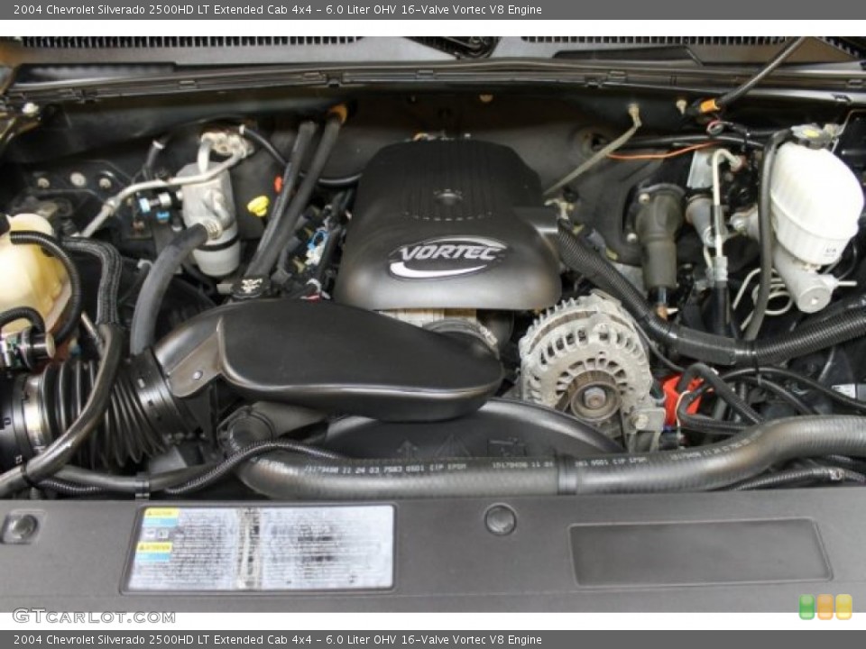 6.0 Liter OHV 16-Valve Vortec V8 Engine for the 2004 Chevrolet Silverado 2500HD #52047138