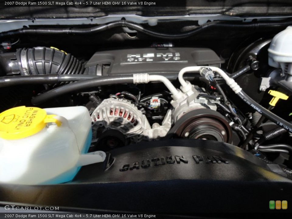 5.7 Liter HEMI OHV 16 Valve V8 Engine for the 2007 Dodge Ram 1500 #52047449