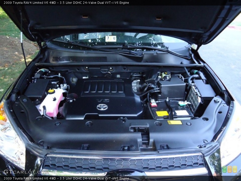 3.5 Liter DOHC 24-Valve Dual VVT-i V6 Engine for the 2009 Toyota RAV4 #52053872