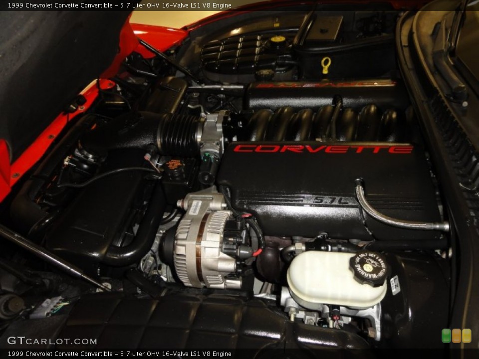 5.7 Liter OHV 16-Valve LS1 V8 Engine for the 1999 Chevrolet Corvette #52054610