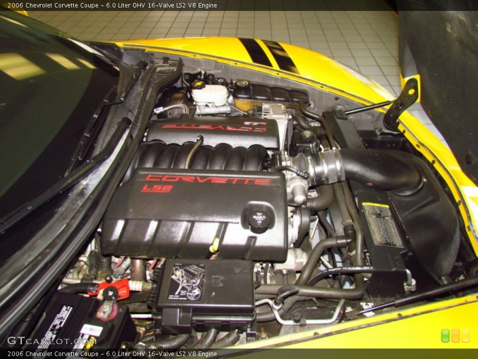 6.0 Liter OHV 16-Valve LS2 V8 Engine for the 2006 Chevrolet Corvette #52054829