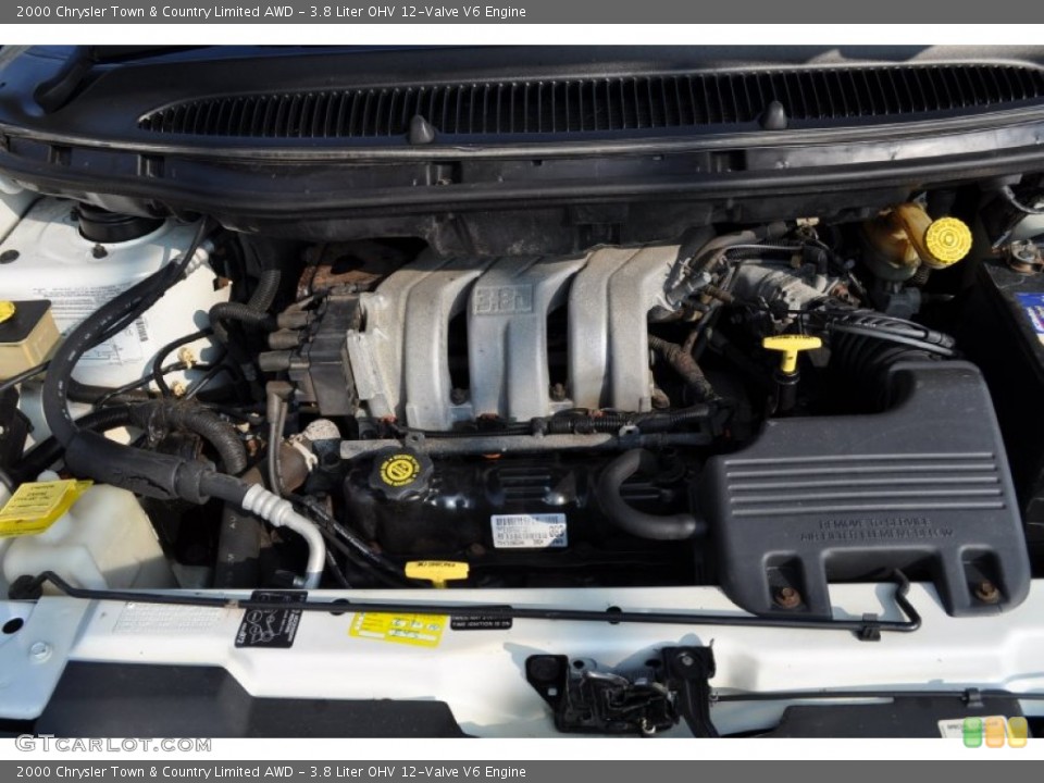 3.8 Liter OHV 12-Valve V6 Engine for the 2000 Chrysler Town & Country #52056105