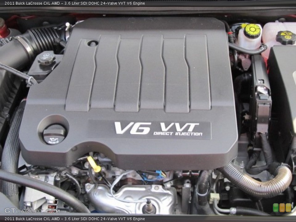 3.6 Liter SIDI DOHC 24-Valve VVT V6 Engine for the 2011 Buick LaCrosse #52069301