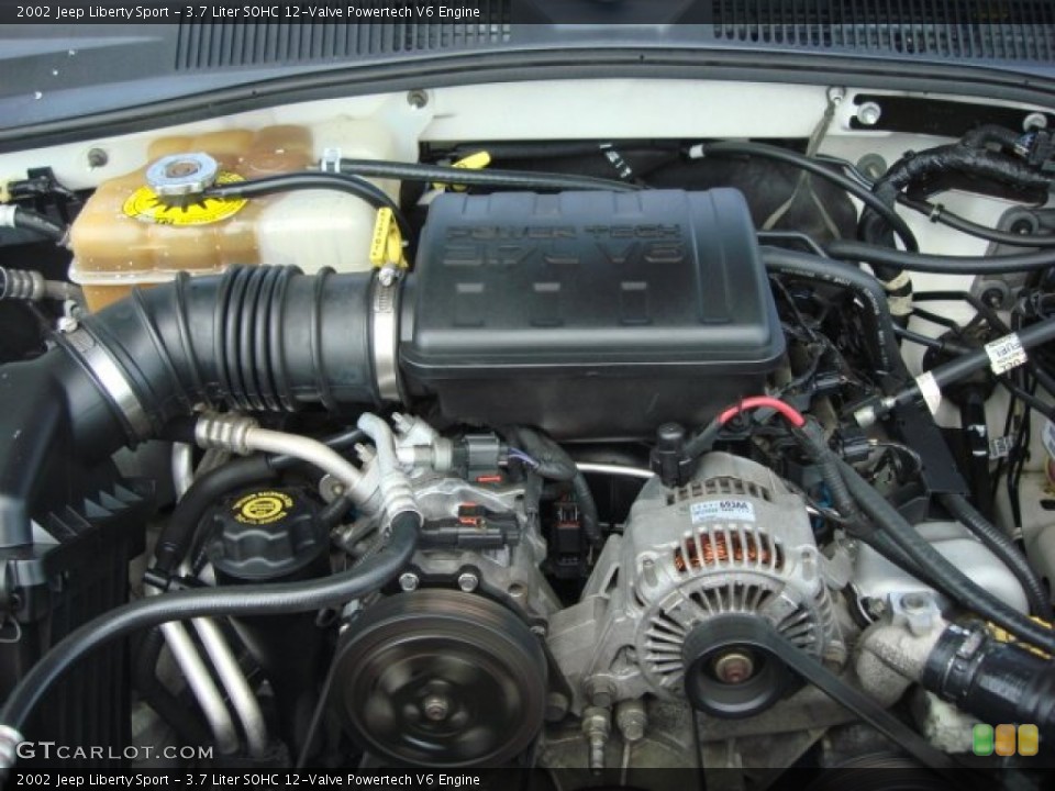 3.7 Liter SOHC 12-Valve Powertech V6 Engine for the 2002 Jeep Liberty #52071074