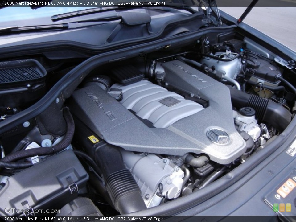 6.3 Liter AMG DOHC 32-Valve VVT V8 Engine for the 2008 Mercedes-Benz ML #52074899