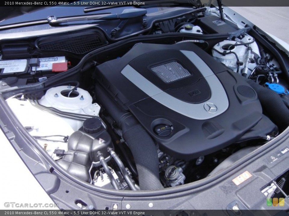 5.5 Liter DOHC 32-Valve VVT V8 Engine for the 2010 Mercedes-Benz CL #52075838