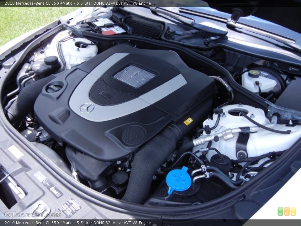 5.5 Liter DOHC 32-Valve VVT V8 Engine for the 2010 Mercedes-Benz CL #52075856