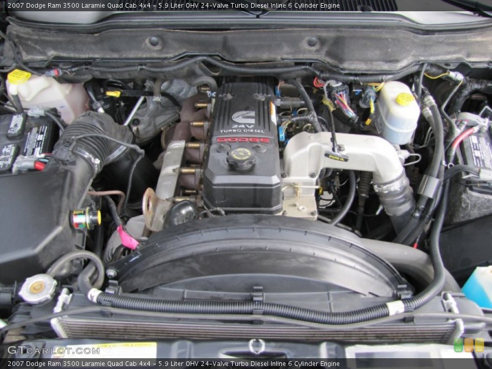 5.9 Liter OHV 24-Valve Turbo Diesel Inline 6 Cylinder Engine for the 2007 Dodge Ram 3500 #52075985