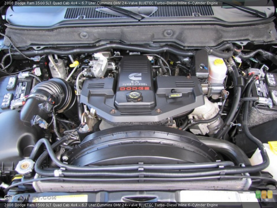 6.7 Liter Cummins OHV 24-Valve BLUETEC Turbo-Diesel Inline 6-Cylinder Engine for the 2008 Dodge Ram 3500 #52077077