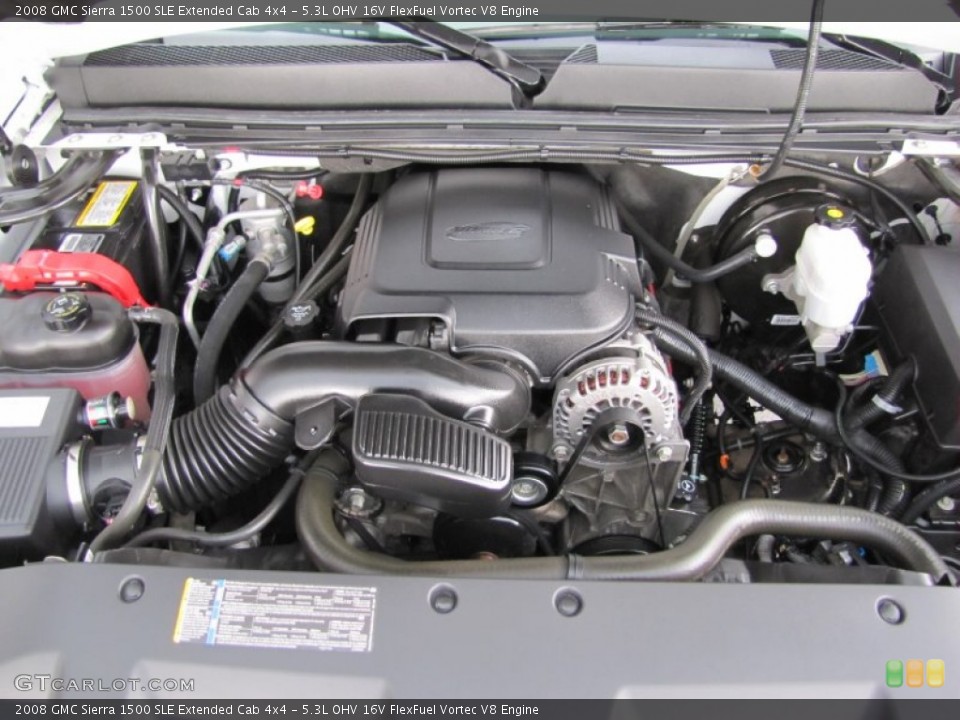 5.3L OHV 16V FlexFuel Vortec V8 Engine for the 2008 GMC Sierra 1500 #52078424