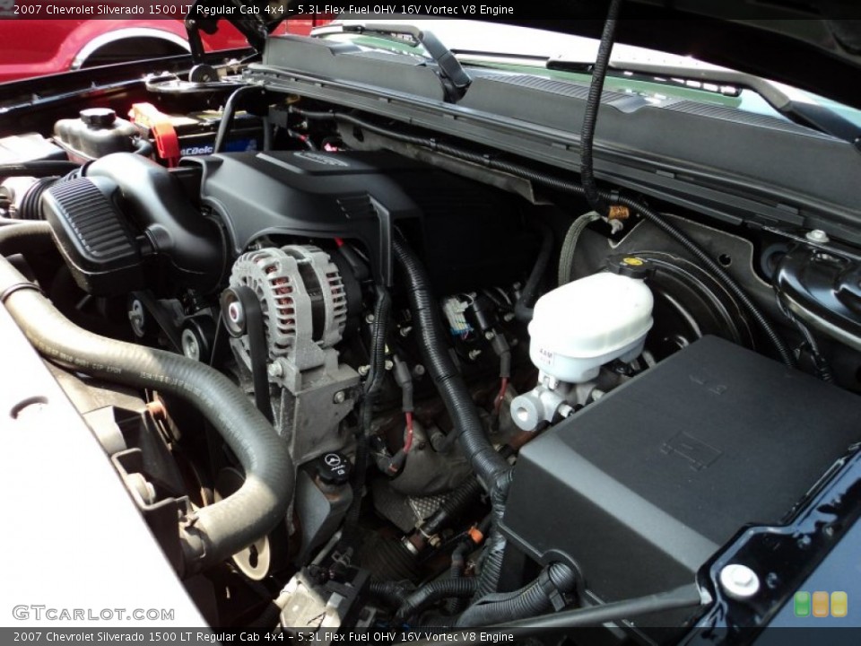 5.3L Flex Fuel OHV 16V Vortec V8 Engine for the 2007 Chevrolet Silverado 1500 #52084268
