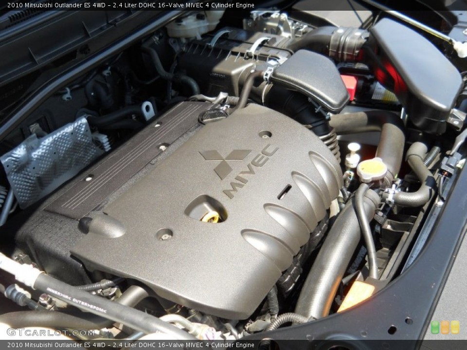 2.4 Liter DOHC 16-Valve MIVEC 4 Cylinder Engine for the 2010 Mitsubishi Outlander #52088210