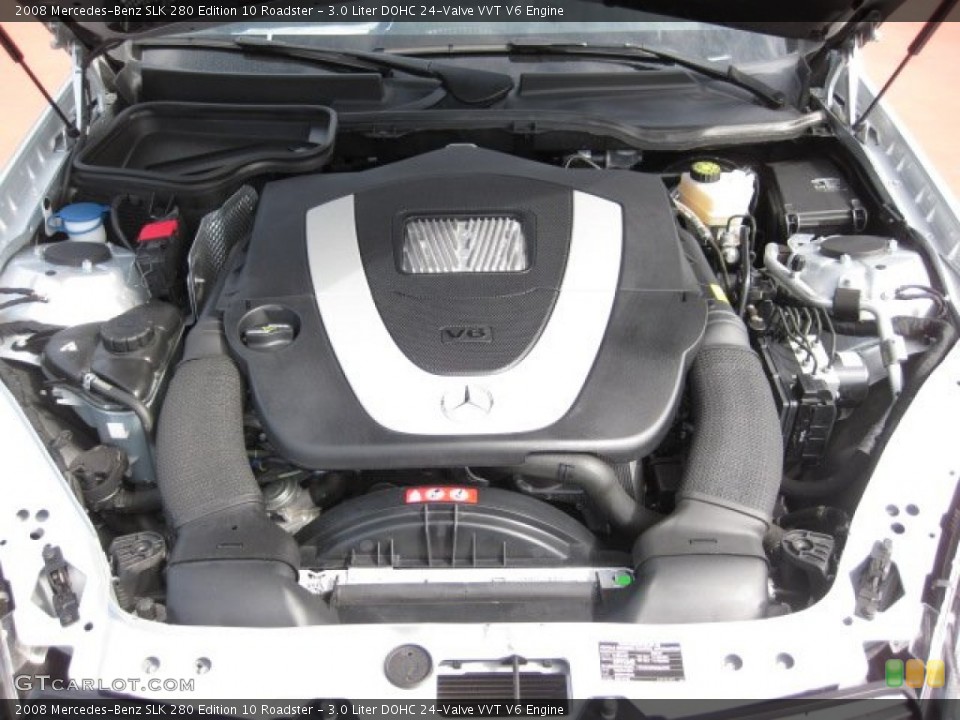 3.0 Liter DOHC 24-Valve VVT V6 2008 Mercedes-Benz SLK Engine