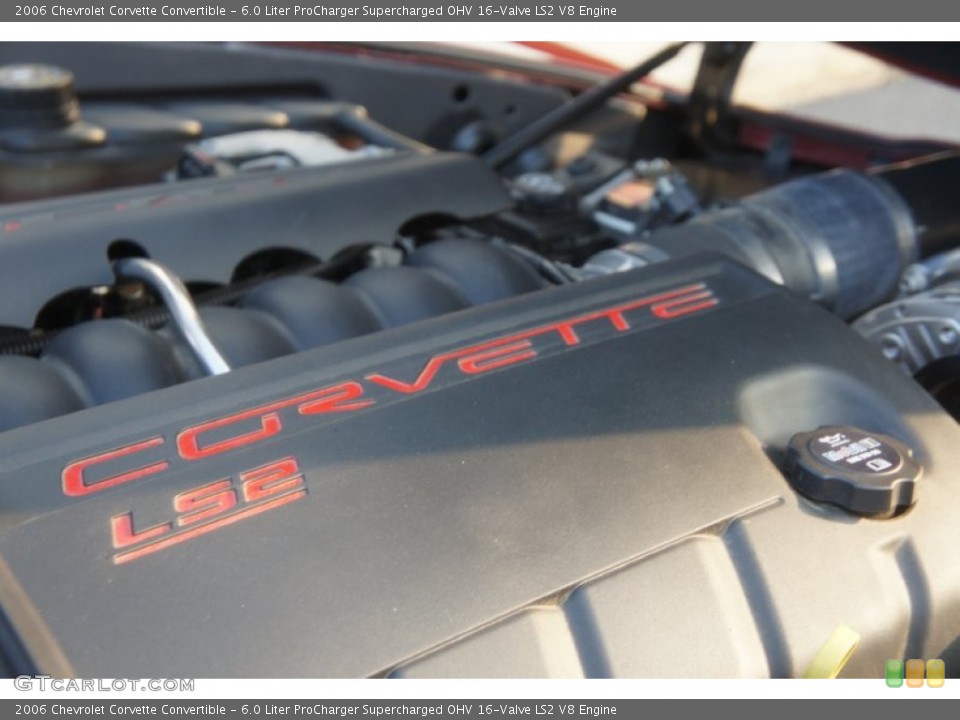6.0 Liter ProCharger Supercharged OHV 16-Valve LS2 V8 Engine for the 2006 Chevrolet Corvette #52100411