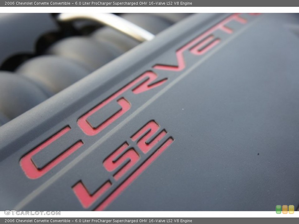 6.0 Liter ProCharger Supercharged OHV 16-Valve LS2 V8 Engine for the 2006 Chevrolet Corvette #52100494