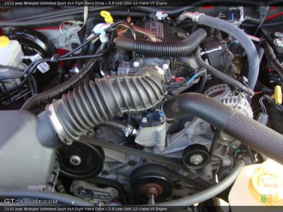 3.8 Liter OHV 12-Valve V6 Engine for the 2010 Jeep Wrangler Unlimited #52102565