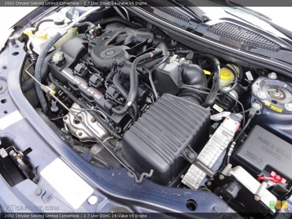 2.7 Liter DOHC 24-Valve V6 Engine for the 2002 Chrysler Sebring #52102913