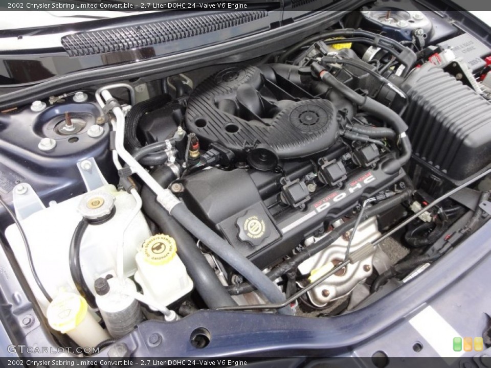 2.7 Liter DOHC 24-Valve V6 Engine for the 2002 Chrysler Sebring #52102928