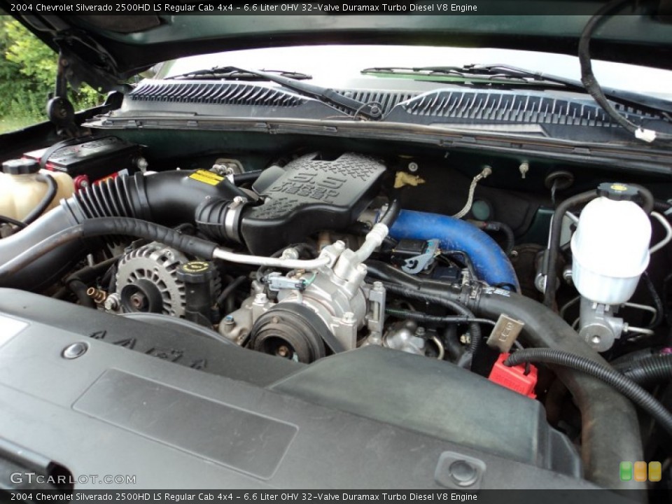 6.6 Liter OHV 32-Valve Duramax Turbo Diesel V8 Engine for the 2004 Chevrolet Silverado 2500HD #52108301