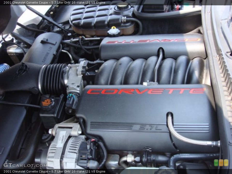 5.7 Liter OHV 16-Valve LS1 V8 Engine for the 2001 Chevrolet Corvette #52110116