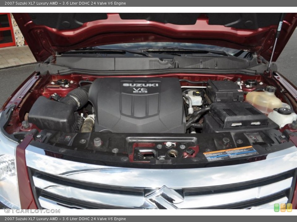 3.6 Liter DOHC 24 Valve V6 Engine for the 2007 Suzuki XL7 #52110866