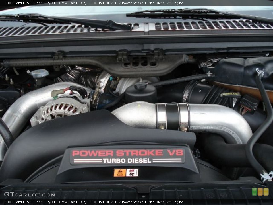 6.0 Liter OHV 32V Power Stroke Turbo Diesel V8 Engine for the 2003 Ford F350 Super Duty #52117183