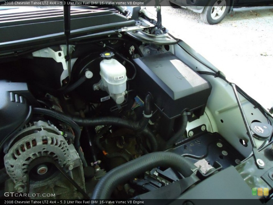 5.3 Liter Flex Fuel OHV 16-Valve Vortec V8 Engine for the 2008 Chevrolet Tahoe #52121530