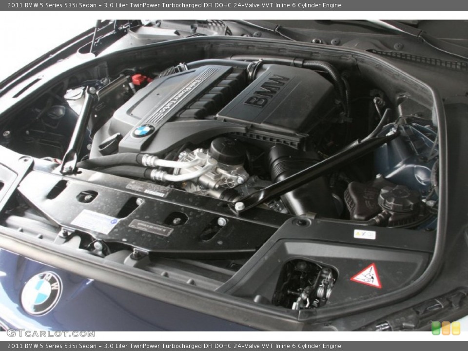 3.0 Liter TwinPower Turbocharged DFI DOHC 24-Valve VVT Inline 6 Cylinder Engine for the 2011 BMW 5 Series #52124014