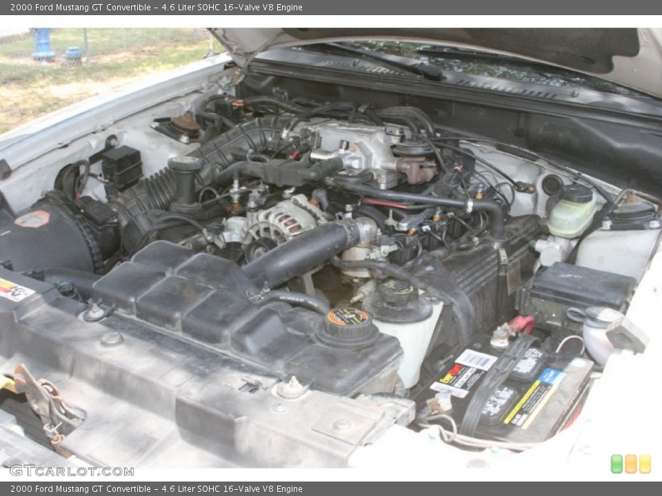 4.6 Liter SOHC 16-Valve V8 Engine for the 2000 Ford Mustang #52129615