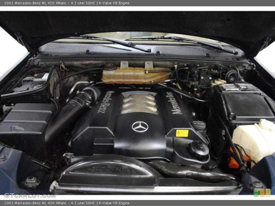4.3 Liter SOHC 24-Valve V8 Engine for the 2001 Mercedes-Benz ML #52132150