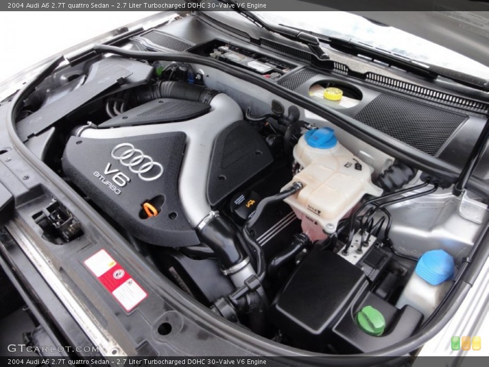 2.7 Liter Turbocharged DOHC 30-Valve V6 Engine for the 2004 Audi A6 #52133875