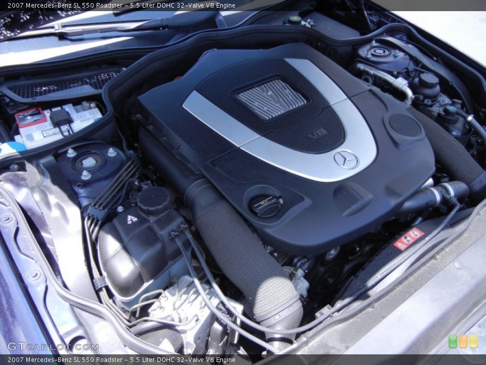 5.5 Liter DOHC 32-Valve V8 Engine for the 2007 Mercedes-Benz SL #52136995