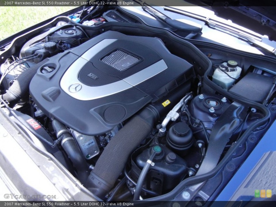 5.5 Liter DOHC 32-Valve V8 Engine for the 2007 Mercedes-Benz SL #52137010