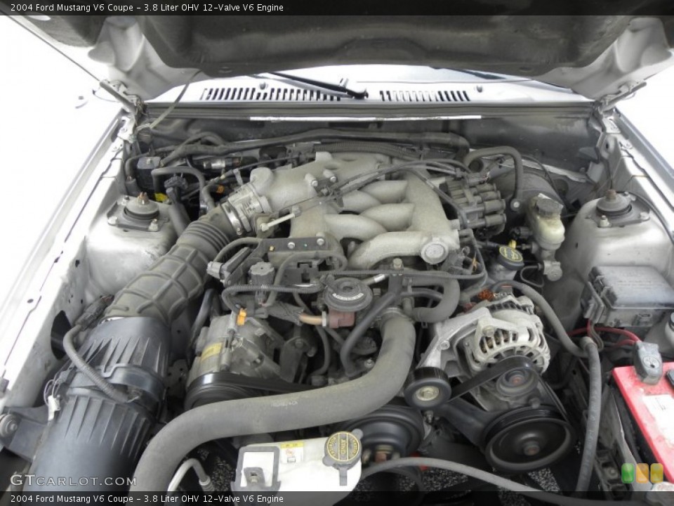 3.8 Liter OHV 12-Valve V6 Engine for the 2004 Ford Mustang #52139965