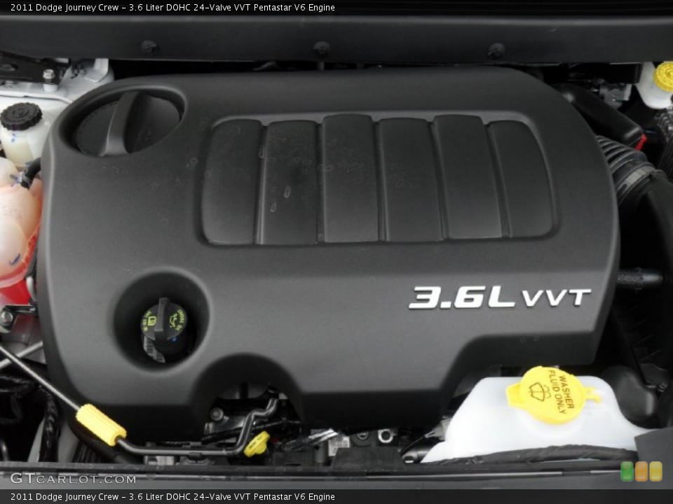 3.6 Liter DOHC 24-Valve VVT Pentastar V6 Engine for the 2011 Dodge Journey #52146097