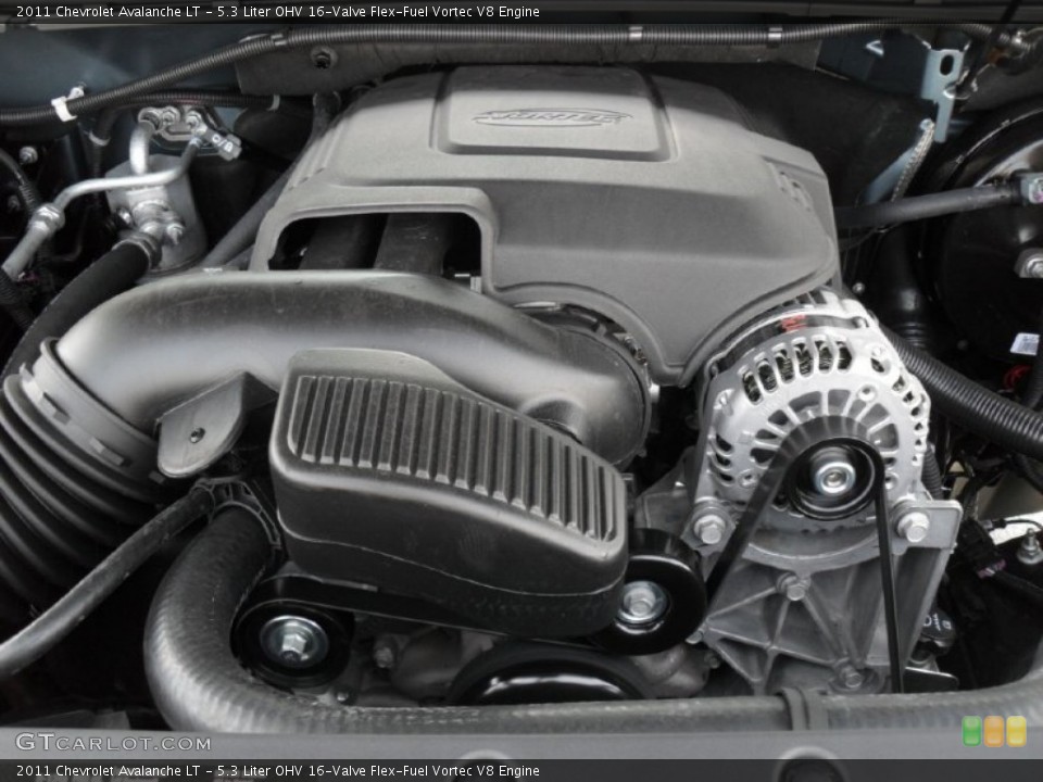 5.3 Liter OHV 16-Valve Flex-Fuel Vortec V8 Engine for the 2011 Chevrolet Avalanche #52148386