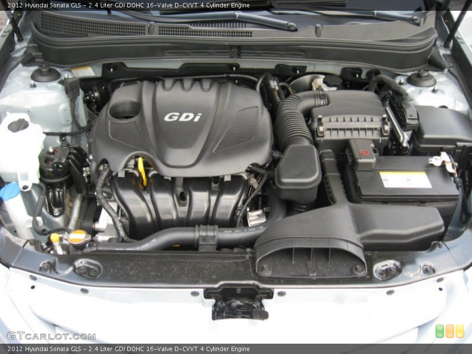 2.4 Liter GDI DOHC 16-Valve D-CVVT 4 Cylinder Engine for the 2012 Hyundai Sonata #52157160