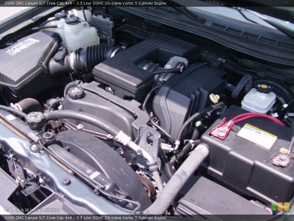 3.5 Liter DOHC 20-Valve Vortec 5 Cylinder Engine for the 2006 GMC Canyon #52158336