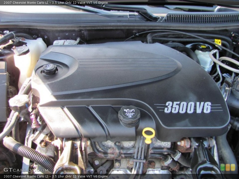 3.5 Liter OHV 12 Valve VVT V6 Engine for the 2007 Chevrolet Monte Carlo #52175620