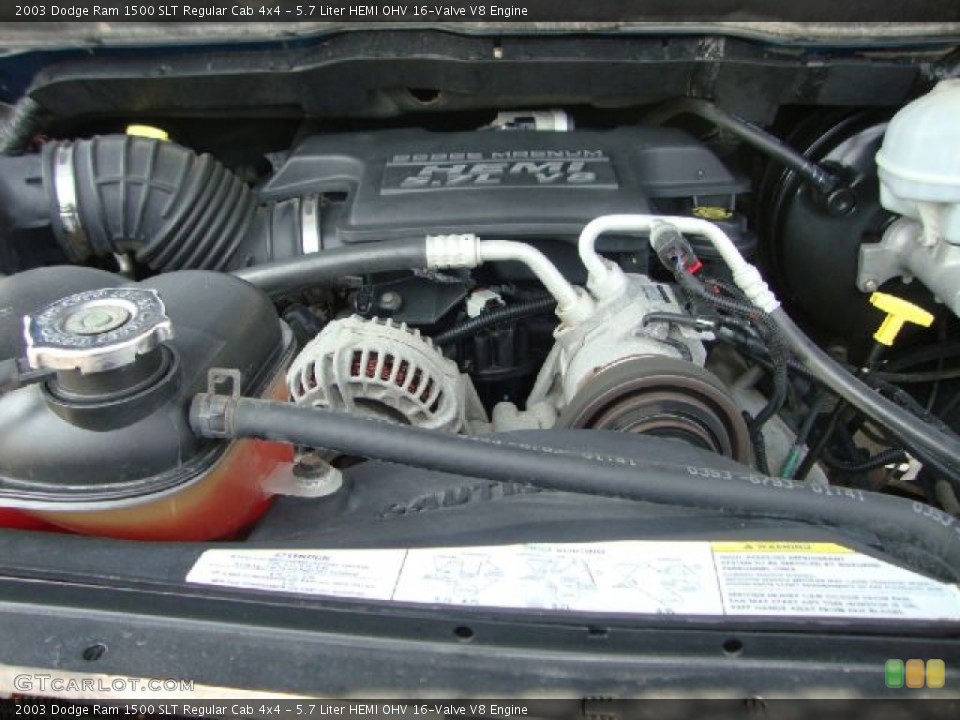 5.7 Liter HEMI OHV 16-Valve V8 Engine for the 2003 Dodge Ram 1500 #52177504