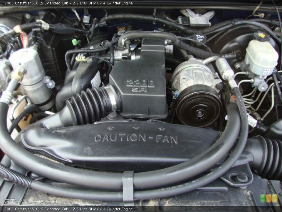 2.2 Liter OHV 8V 4 Cylinder Engine for the 2003 Chevrolet S10 #52178377