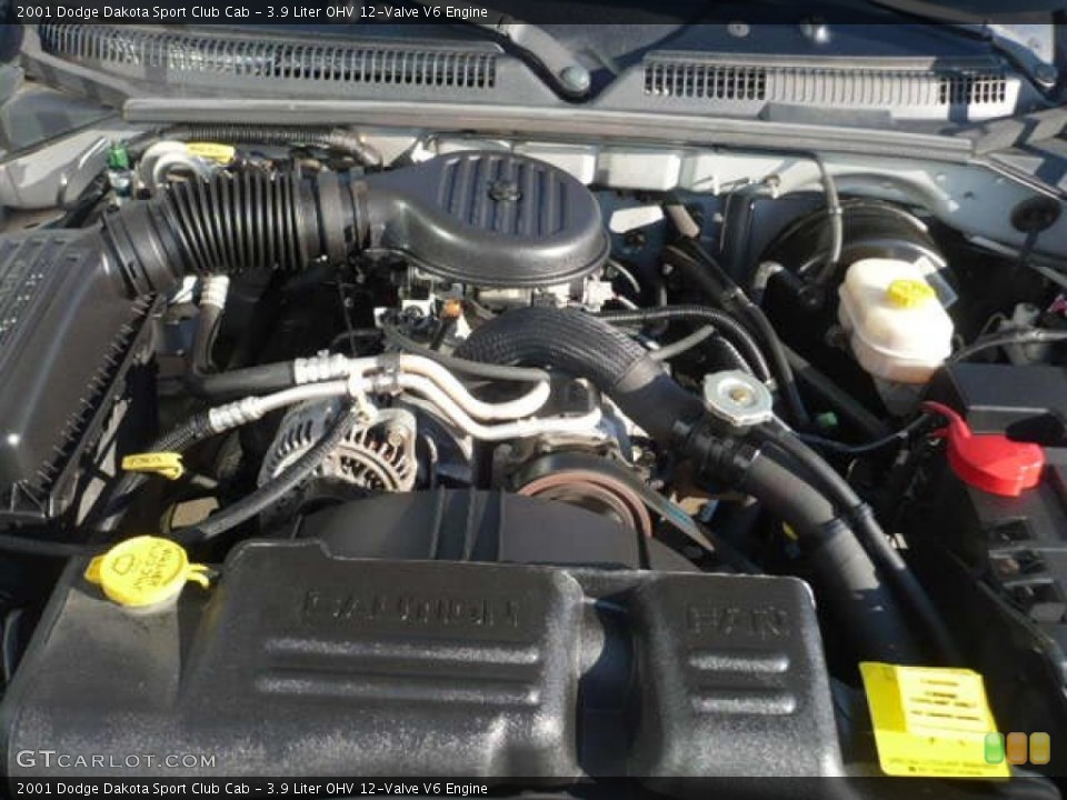3.9 Liter OHV 12-Valve V6 Engine for the 2001 Dodge Dakota #52180240